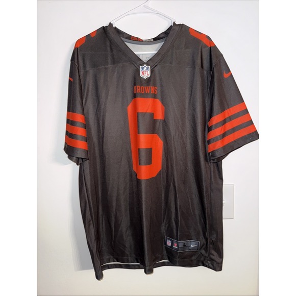 Nike Other - Baker Mayfield Cleveland Browns‎ Authentic Nike Dri-Fit Browns Jersey- Men's L